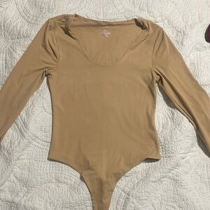 Nuuds Beige Long Sleeve Top